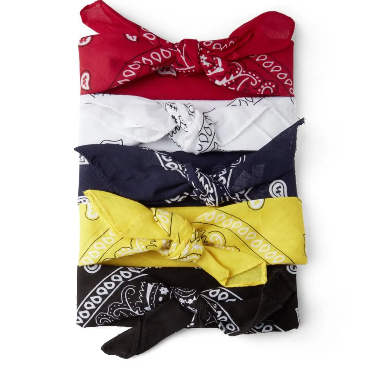 Bandana paisley polyester 54x54cm - 7 coloris < Gifi