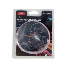 Bande réfléchissante adhésive rouge 1,5m < Gifi Clearance
