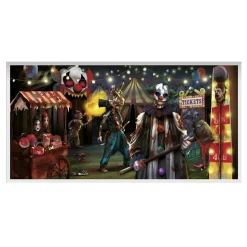 Bannière Halloween clown effrayant 165x83cm < Gifi Outlet
