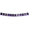 Bannière happy new year 300cm violet