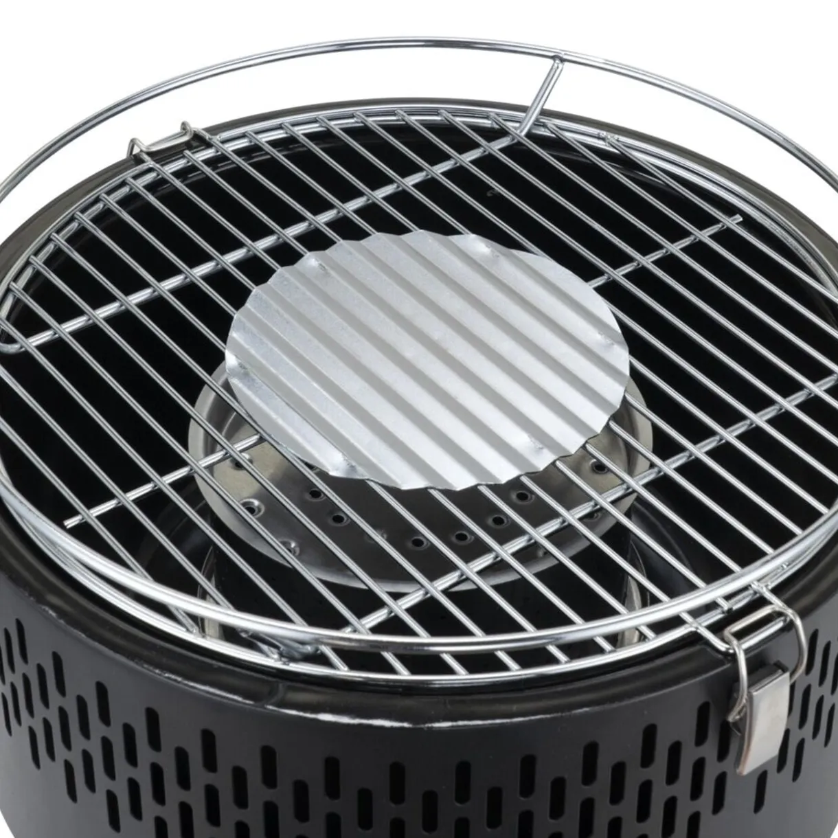 Barbecue de table rond allumage électrique à piles Ø35xH25cm < Gifi Discount