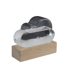 Baromètre météo en forme de nuage H10cm