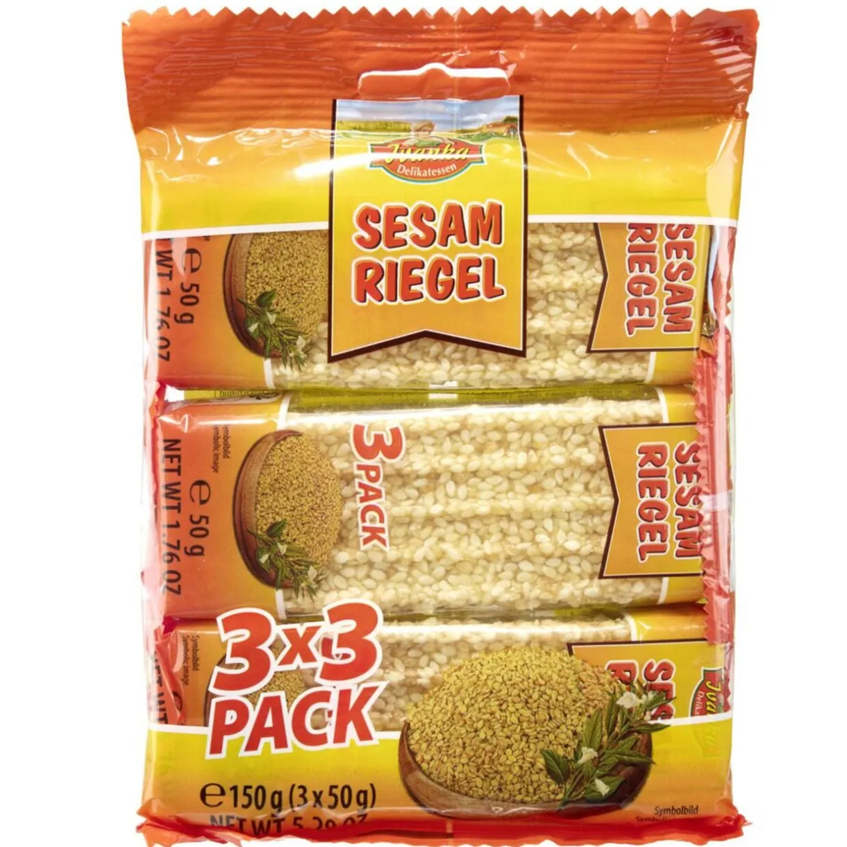 Barre craquante sésame caramélisé 3 paquets de 3 barres 3x50gr < Gifi Online