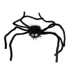 Barrette cheveux adulte Halloween araignée géante noire L12cm