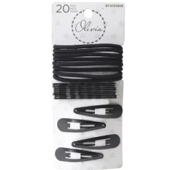 Barrette à cheveux x8 et élastique x12 < Gifi Clearance