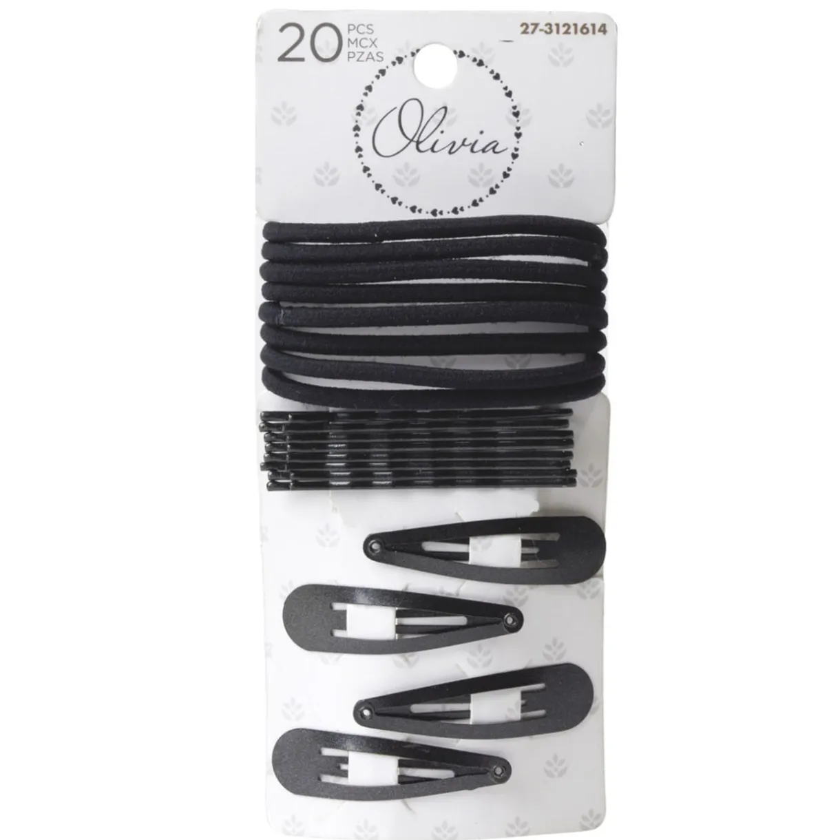 Barrette à cheveux x8 et élastique x12 < Gifi Clearance