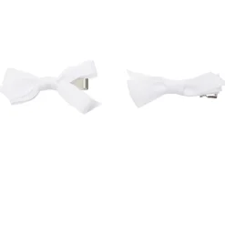 Barrette à cheveux x2 mini noeud tissu pastel 2x5cm (4 modèles)