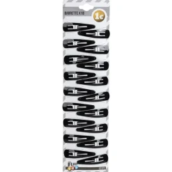 Barrette Clip x18 noir