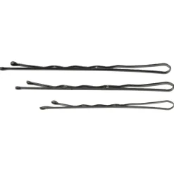 Barrette épingle à cheveux x45 métal noir L5cm