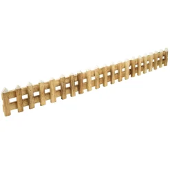 Barrière décorative bois pliable marron 90x2x10cm < Gifi Online