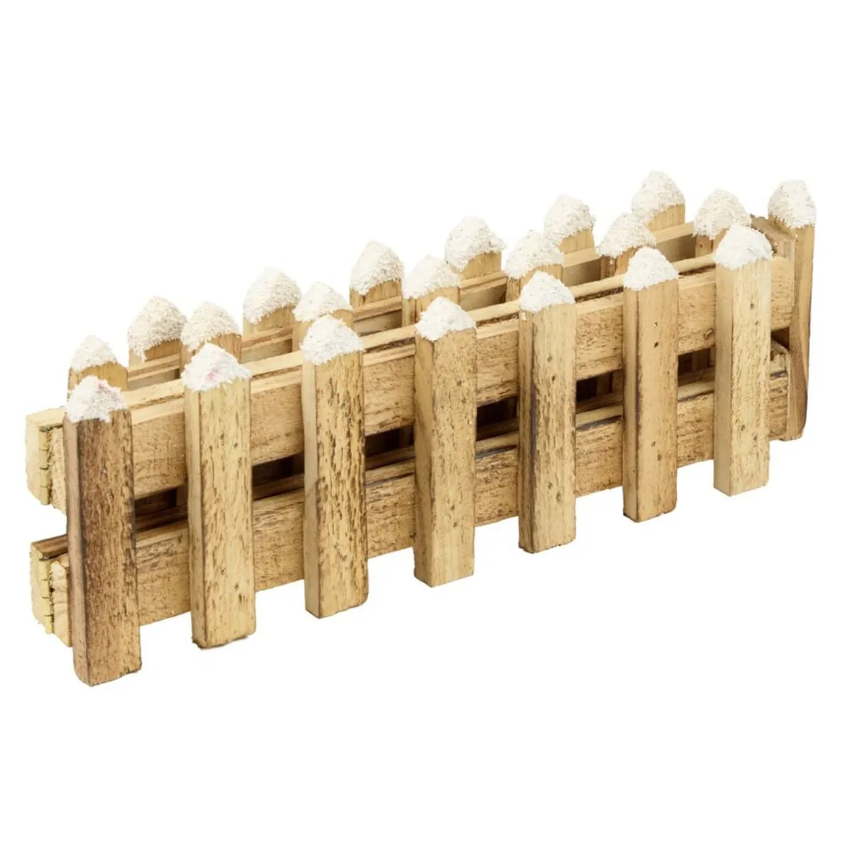 Barrière décorative bois pliable marron 90x2x10cm < Gifi Online