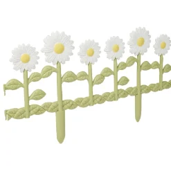 Barrière de jardin plastique marguerite pâquerette < Gifi Outlet