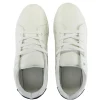 Baskets unisexe simili blanc rayures rouges et bleues T42 < Gifi Sale