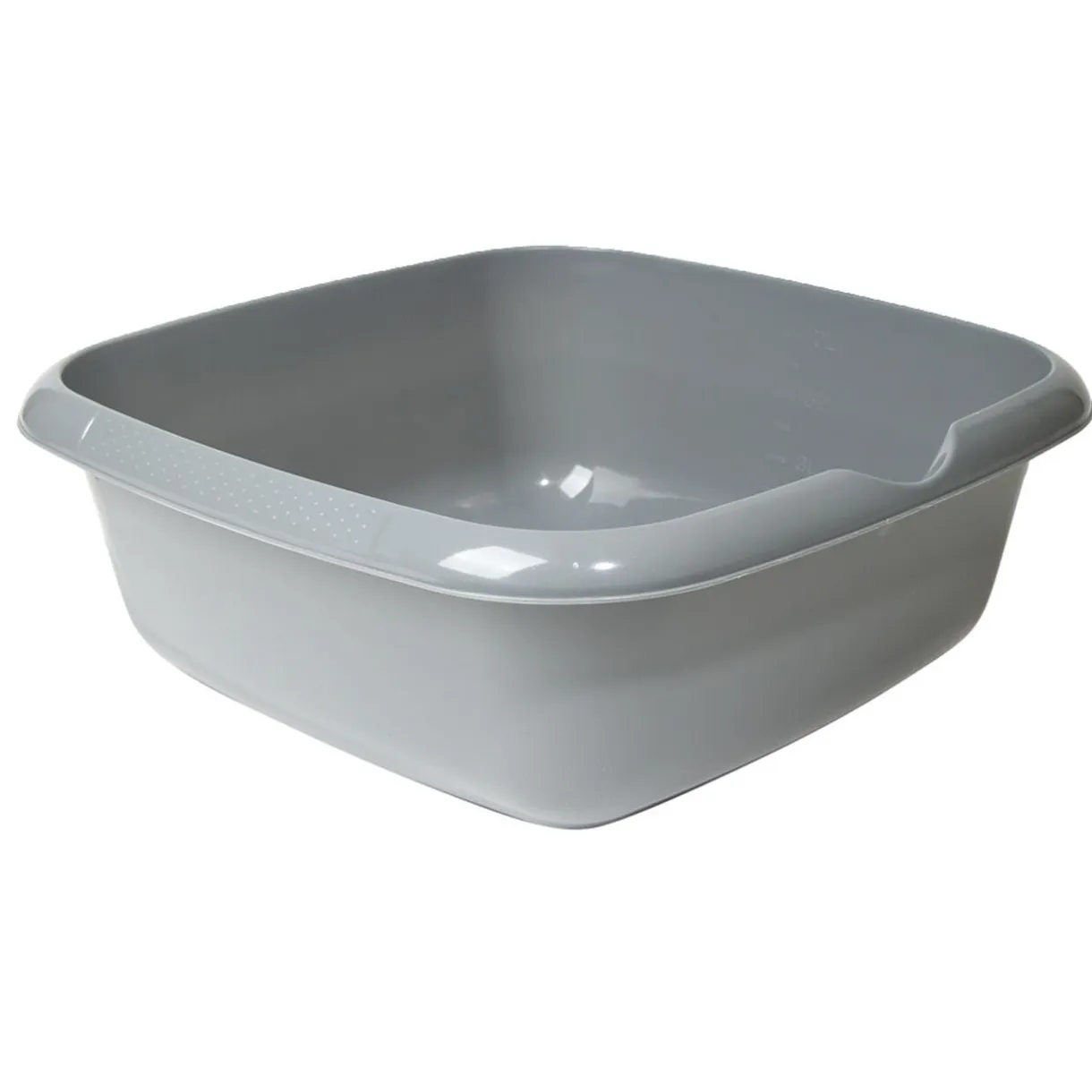 Bassine plastique carré grise < Gifi Discount