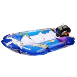 Bateau gonflable avec pompe 21,2x13,6xH3,5cm < Gifi New