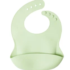 Bavoir bébé en silicone ramasse miette et ajustable 22x30cm (2 modèles)