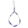 Bijou de téléphone perles doré blanc bleu L17cm < Gifi Discount