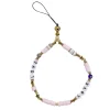Bijou de téléphone perles doré blanc rose L17cm < Gifi Clearance