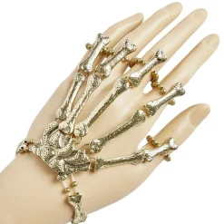Bijou main squelette Spirit Halloween doré < Gifi