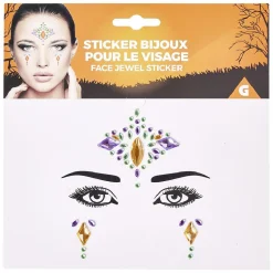 Bijoux visage autocollants Halloween (plusieurs modèles) < Gifi New