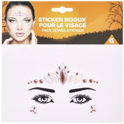 Bijoux visage autocollants Halloween (plusieurs modèles) < Gifi New