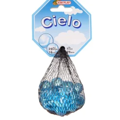 Bille en verre x20 + 1 boulard bleu Cielo < Gifi Outlet