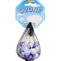 Bille en verre x20 + 1 boulard bleu Ozone