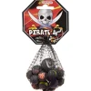 Bille en verre x20 + 1 boulard noir Pirates