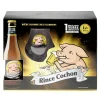 Bière blonde Rince Cochon 8,5% 3x33cl avec 1 verre sérigraphié et 4 sous-verres