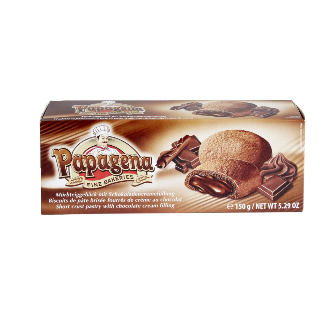 Biscuit fourré crème chocolat 150gr
