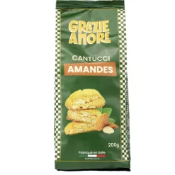 Biscuits aux amandes Cantucci Grazie Amore 200gr