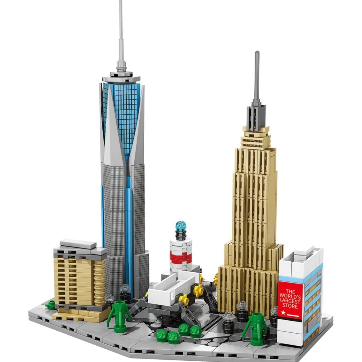 Bloc de construction Skyline 593 pièces (4 modèles)