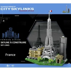 Bloc de construction Skyline 593 pièces (4 modèles)