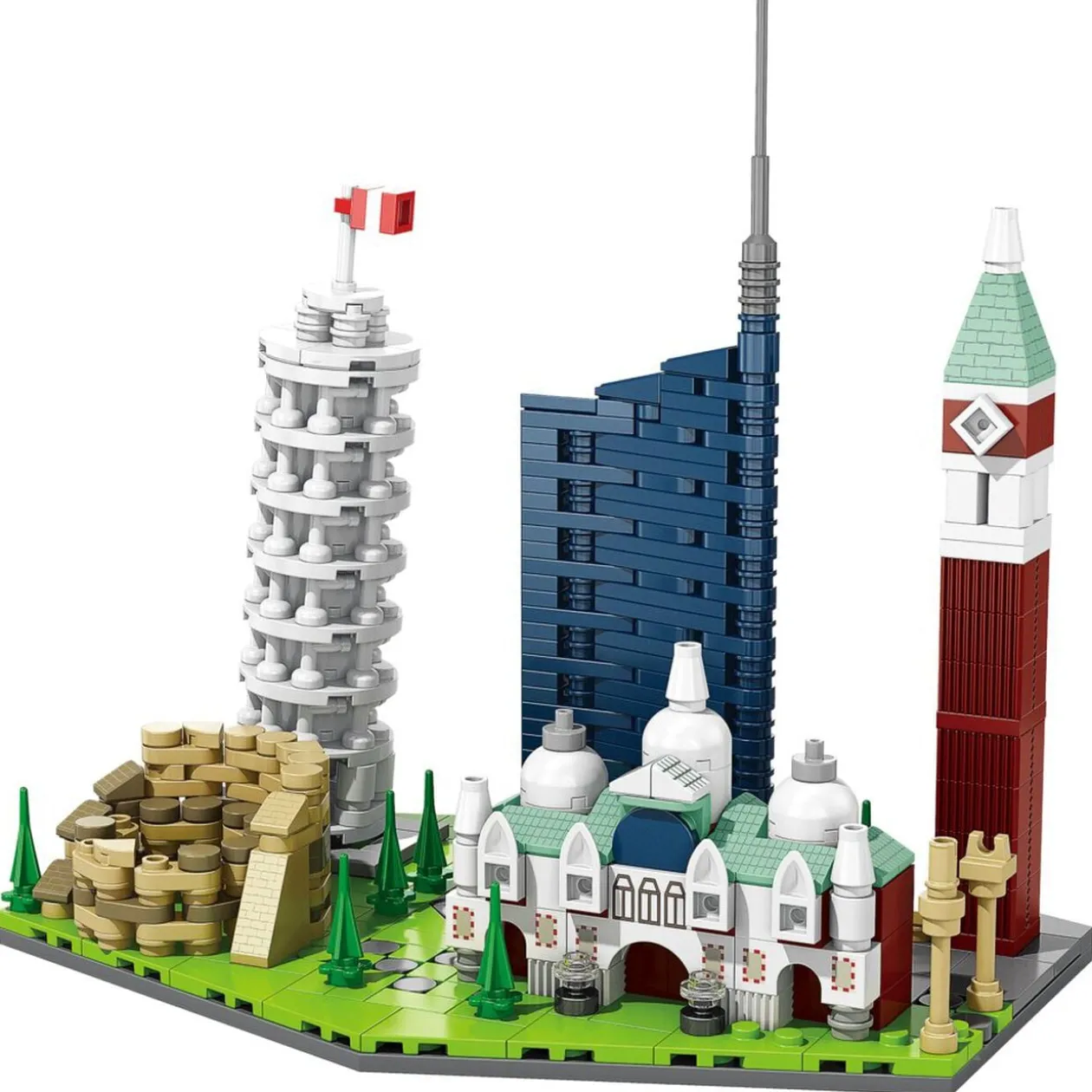 Bloc de construction Skyline 593 pièces (4 modèles)