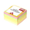Bloc feuillets notes autocollants x500 7,5x7,5xH4,5cm