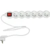 Bloc multiprise blanc L. 75 cm