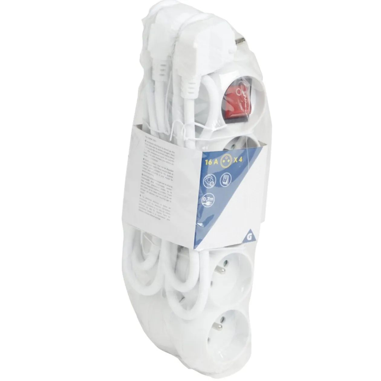 Bloc multiprise 4x16A L23,8cm x2