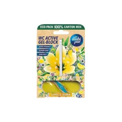 Bloc WC gel actif Ambi Pur parfum Citron Jasmin