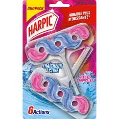 Bloc WC Harpic fraîcheur active fleurs tropicales x2 < Gifi Online