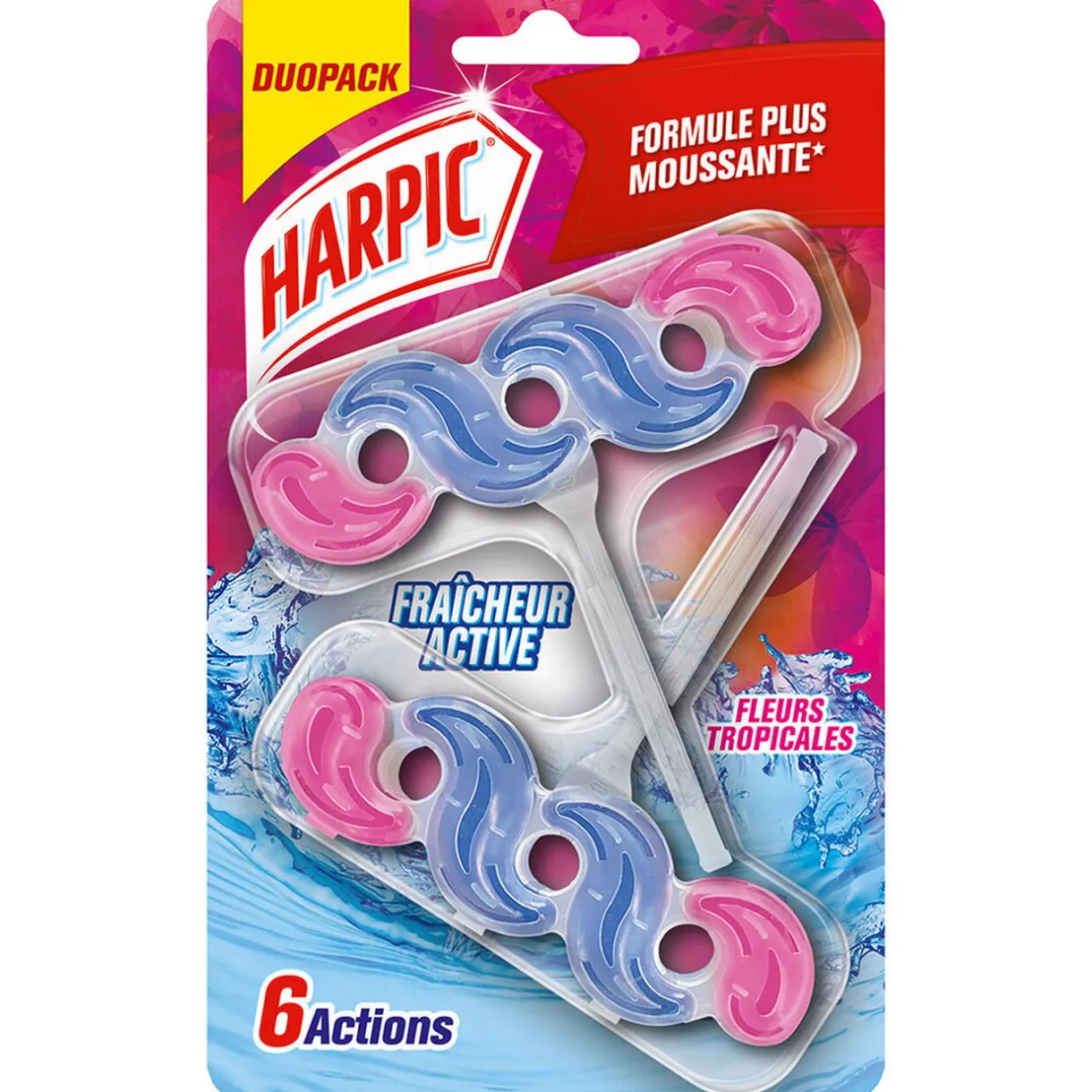 Bloc WC Harpic fraîcheur active fleurs tropicales x2 < Gifi Online
