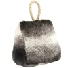 Bloque porte fausse fourrure avec lanière corde - 2 coloris < Gifi Online