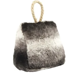 Bloque porte fausse fourrure avec lanière corde - 2 coloris < Gifi Online