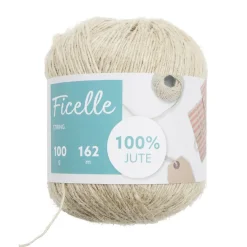 Bobine de ficelle en jute 160M 100gr < Gifi
