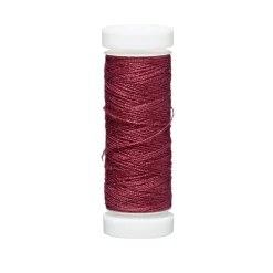 Bobine de fil à coudre rouge bordeaux 100m