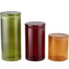 Bocal alimentaire x3 verre coloré Ø9 < Gifi Discount