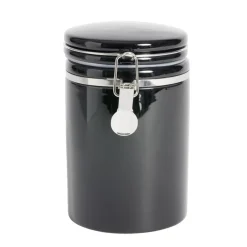 Bocal en céramique avec clip en métal Ø10xH16,5cm < Gifi New