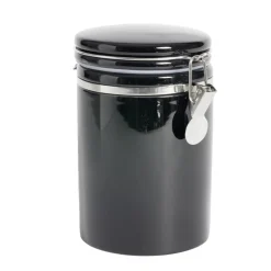 Bocal en céramique avec clip en métal Ø10xH16,5cm < Gifi New