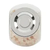 Bocal en verre incliné 200ml avec couvercle en plastique à visser x2 < Gifi Clearance