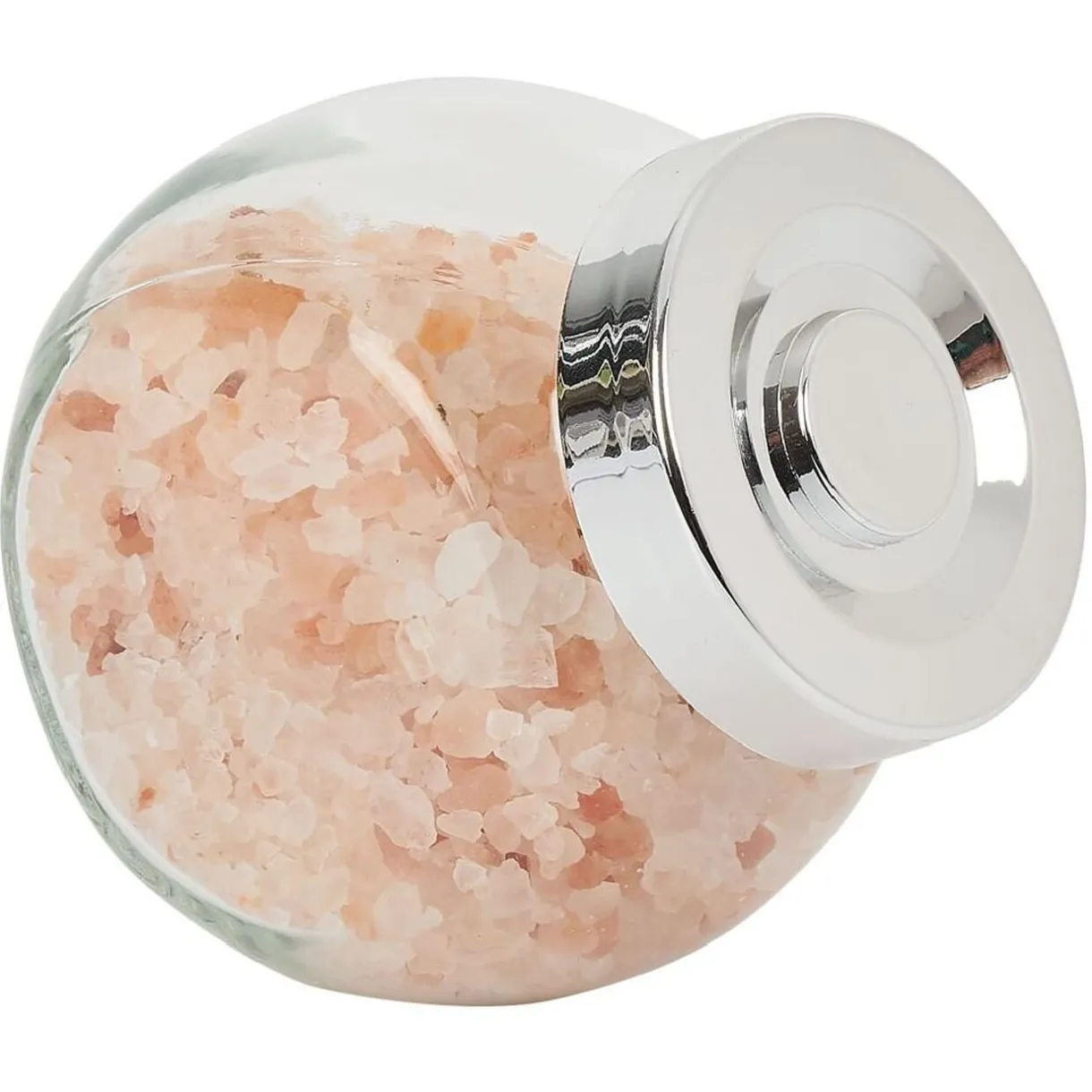 Bocal en verre incliné 200ml avec couvercle en plastique à visser x2 < Gifi Clearance