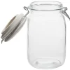 Bocal transparent avec couvercle design carreau de ciment 1,5 L < Gifi Hot